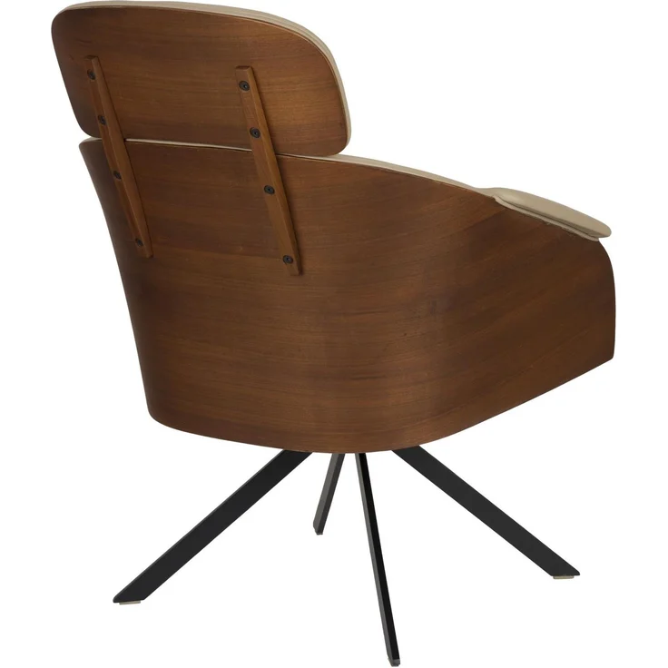 Zuiver Lounge Sessel Frie Design-Klassiker in Beige 71x71x86 cm – Bild 5