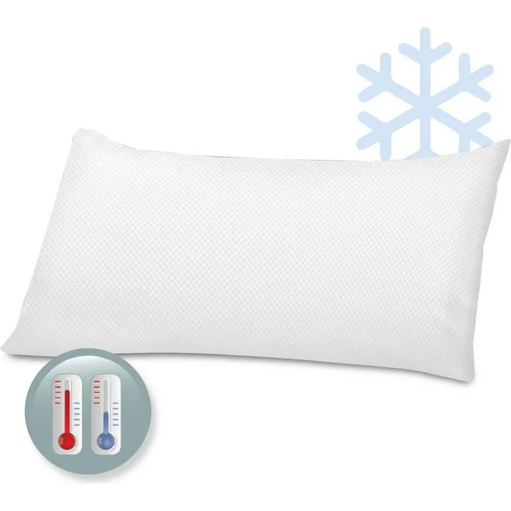 Velfont® Kissenbezug Thermo Comfort Frost, (1 Stück), wärmeregulierender Kissenbezug
