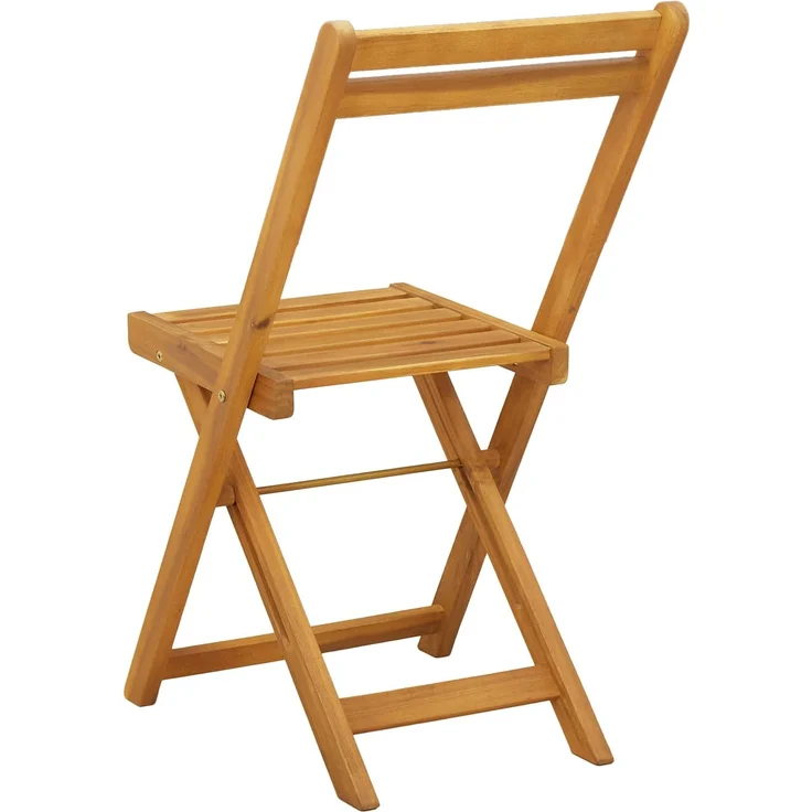 vidaXL Außen Bistro-Stühle 8 stk. Natur Massivholz Akazie 3416286 – Bild 7