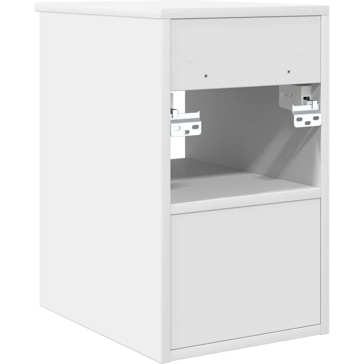 vidaXL Badezimmerschrank Weiß 30 x 44,5 x 50 cm Holzwerkstoff 890350 – Bild 6