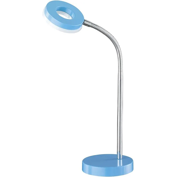 Moderne LED Schreibtischleuchte flexibel & biegsam RENNES 1 flammig in Blau