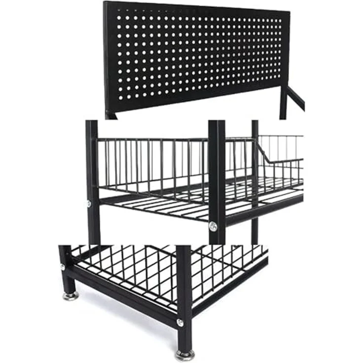 BAYLI Mehrzweckregal Ladenregale Einzelhandel - 140x50x27 cm Supermarktregale - Verkaufsreg – Bild 5