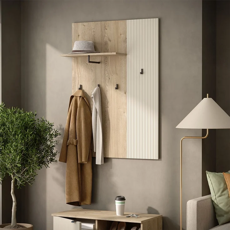 Wandgarderobe Puerto Eiche/Cashmere 86x120 cm Vicco – Bild 5