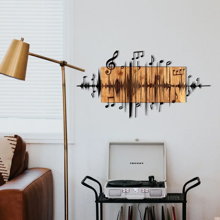 Wallity Wanddekoobjekt 100% METAL (Thickness: 1,2 mm), 90 x 47 cm Z1782