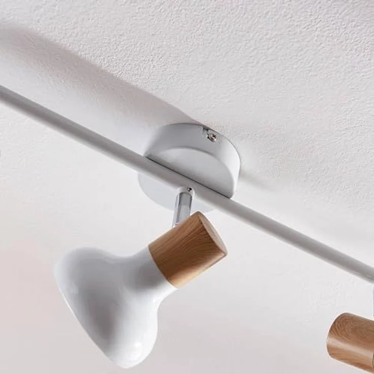 Lindby Deckenstrahler Fridolin, Metall, Weiß IP20, 3 x 40 W – Bild 6