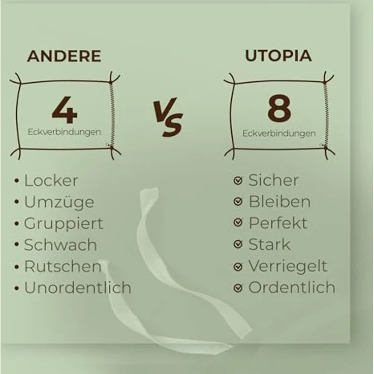 Utopia Bedding Bettwäsche 220x240 Set - Mikrofaser Bettbezug 240x220 cm + 2 Kissenbezüge 65x65 cm - (Salbeigrün) – Bild 8