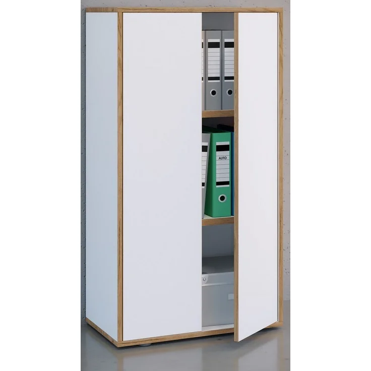 VCM Büroschrank Salia 920726 Weiß H. 110 x B. 60 x T. 33 cm – Bild 2
