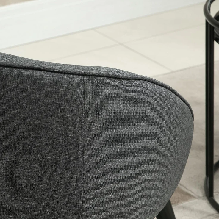 HOMCOM Esszimmerstuhl Esszimmerstuhl mit abnehmbarem Bezug – Bild 8