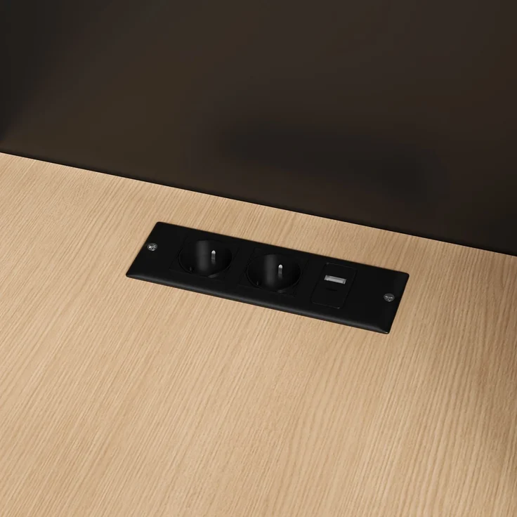 ZUBALIYA Klappbarer Schreibtisch mit Ablagen –2-in-1-Bücherregal und Schreibtisch, klappbar, mit Steckdose und USB-Anschluss, höhenverstellbare Ablagen, Kippschutz, Schreibtisch,Eck-Schreibtisch-rechts – Bild 13