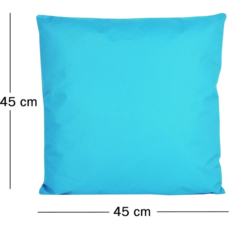 JACK Dekokissen JACK 45x45cm Outdoor Lounge Kissen Dekokissen inkl. Füllung Sitzkissen, Robust, Strapazierfähig, Wasserabweisend, für Innen & Außen – Bild 3