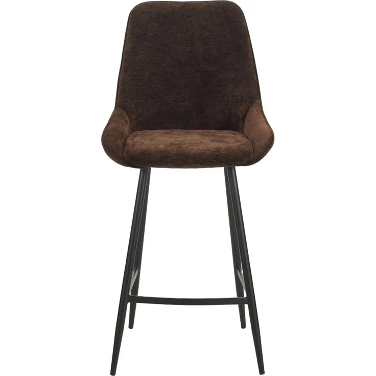 Bronx71 Barhocker Lynn Samt braun 71 cm – Bild 3