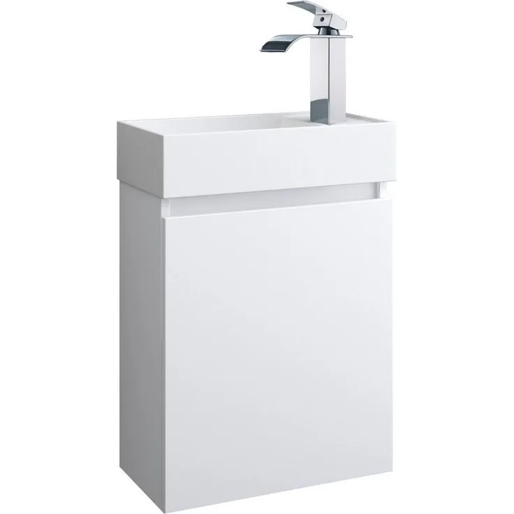 Faizee Home Badmöbel-Set Badmöbel 40 cm Badschrank Waschtisch Unterschrank