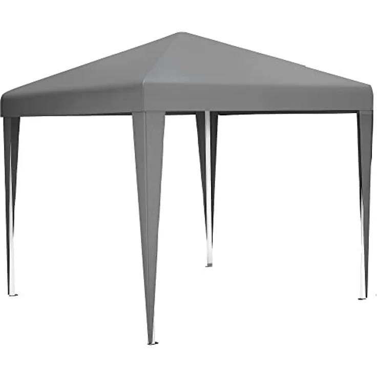 YITAHOME 3 x 3meter Pop-Up Pavillon | wasserdicht Faltpavillon | Anti-UV Gartenzelt Partyzelt | mit Tragetasche und Seilen | für Terrasse Strand Camping Markt Festival (Dunkelgrau) – Bild 3