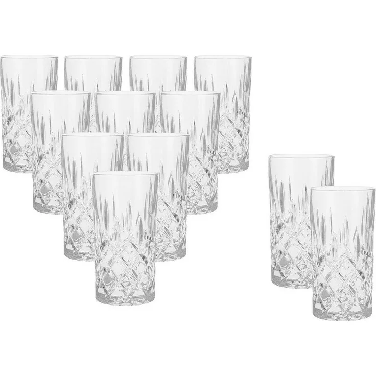 Nachtmann Longdrinkgläser Noblesse. 12er Set. 375 ml
