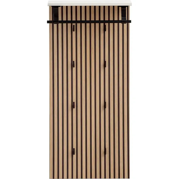 Schildmeyer ‘Loft‘ Garderobenpaneel, Mattweiß Akustik, Breite 50 cm, Made in Germany – Bild 2