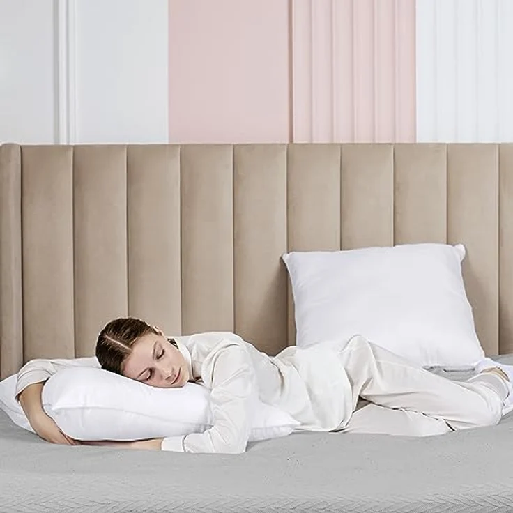 Utopia Bedding 2er Set Kissenfüllung 80 x 80 cm, Innenkissen Füllkissen Kopfkissen Sofakissen (Weiß) – Bild 6