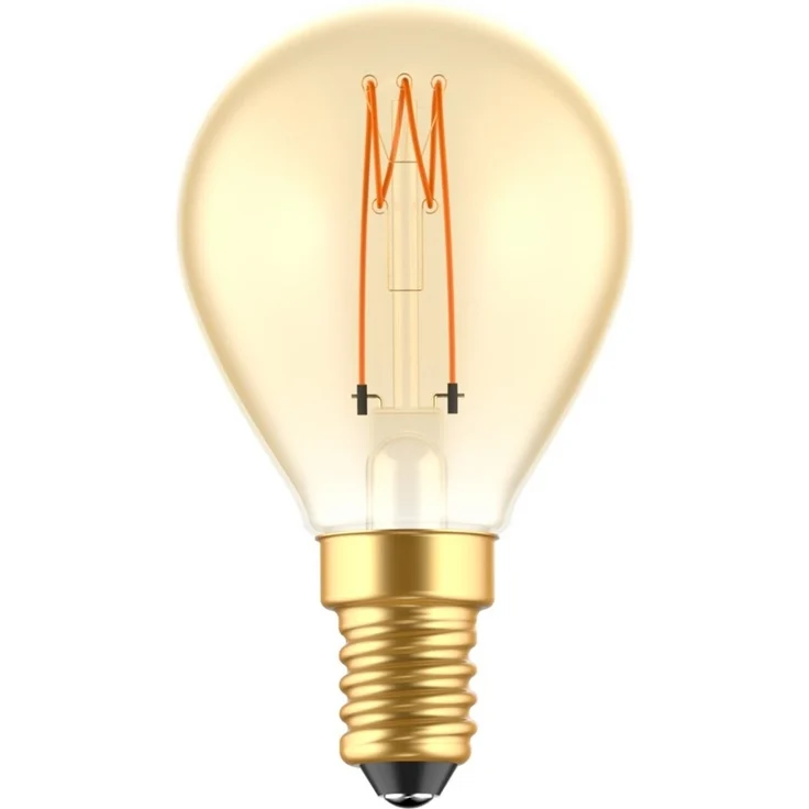 LED's light LED-Leuchtmittel 0620190 LED Kugel, E14, E14 dimmbar 2.5W extra-warmweiß Gold G45 – Bild 3