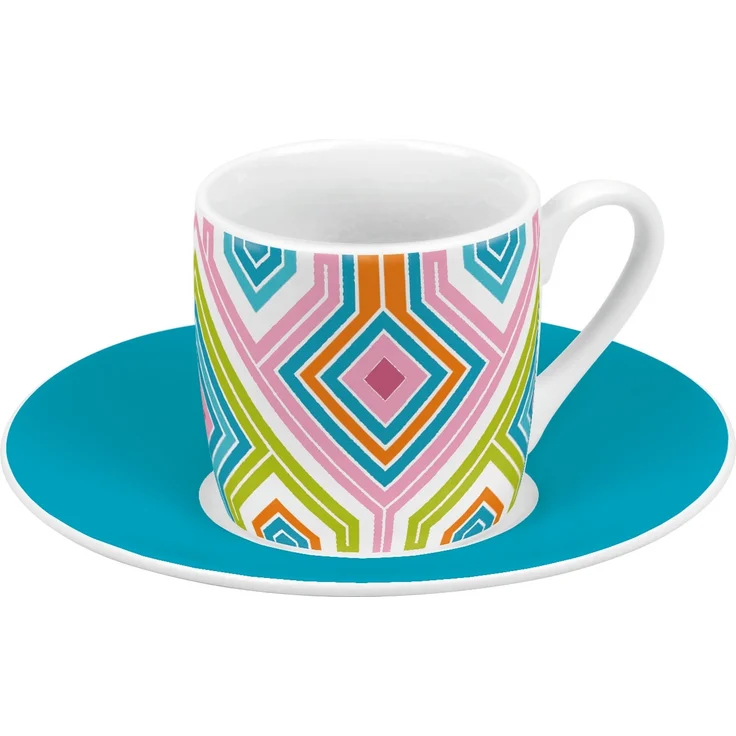KÖNITZ 4er Geschenkset Espresso 85 ml - SPRING - aus Porzellan / Designbecher – Bild 4