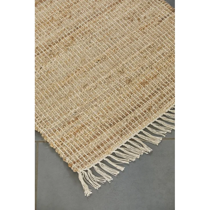 Ib Laursen - Teppich Läufer Wohnraum 80x250cm Jute Baumwolle Braun 65022-00 – Bild 3