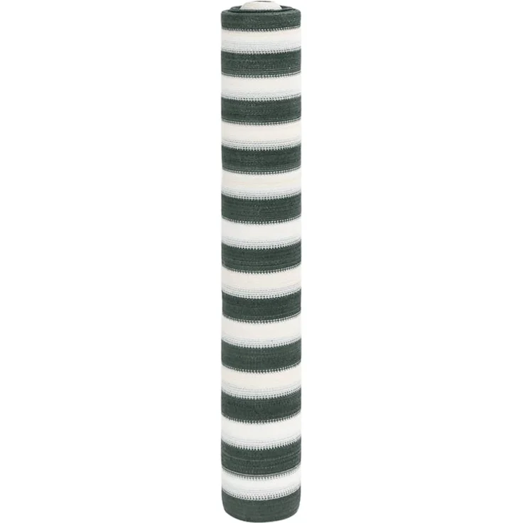 vidaXL Zaunblende Grün und Weiß 2x25 m HDPE 150 g/m² 4003738 – Bild 1