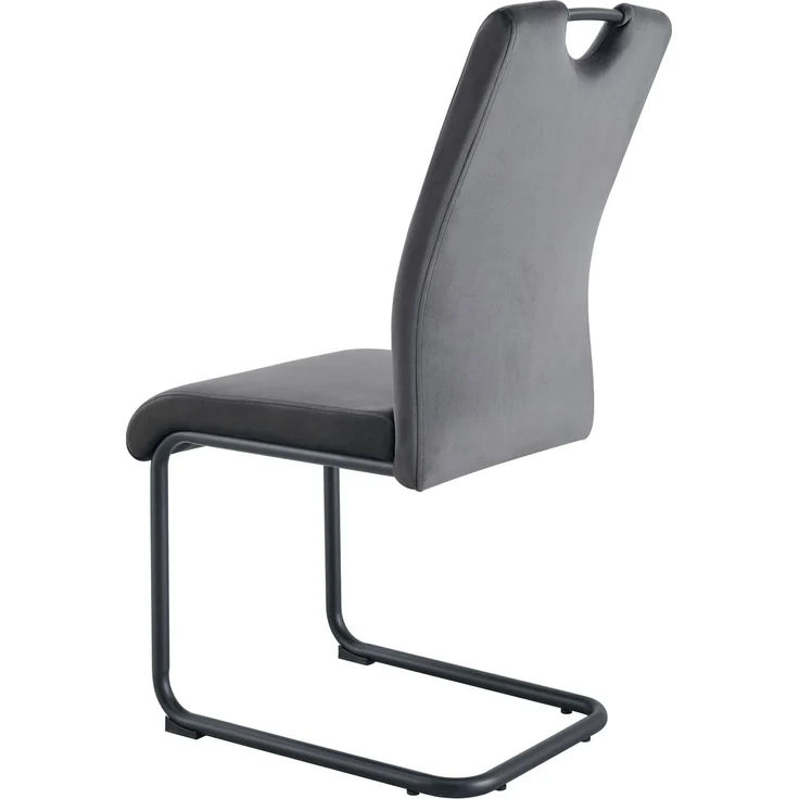 Schwinger-Stuhl 2er Set Lyon Stühle in Anthrazit - gemütliches Design - B/H/T: 43x98x61 cm – Bild 7
