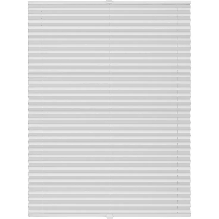 ondeco Plissee nach Maß für alle Fenster innen Montage in Glasleiste mit Spannschuh Sonnenschutz Rollo Sichtschutz Blickdicht - Weiß - B): 71-80 cm, H): 40-100 cm