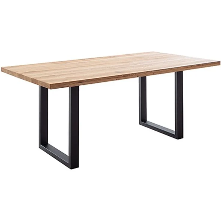 DEBA Tisch Wildeiche massiv 100cm x 220cm x 76cm
