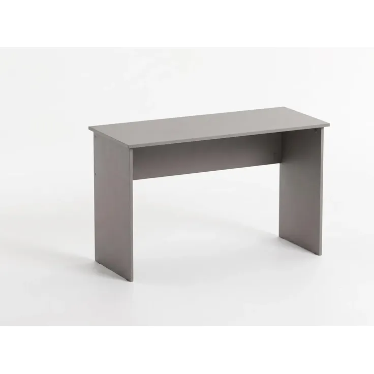 Sleepyshop24 Schreibtisch 90 cm - Modernes Computer Schreibtisch Weiß - Großer Arbeitstisch für Home Office, Kinderzimmer, Studenten - Stabiler PC Tisch, platzsparend 90x75x51 (Grau) – Bild 3