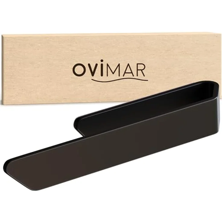 ovimar Handtuchstange Kongsoya, aus Aluminium in Schwarz zur Zum Kleben – Bild 2