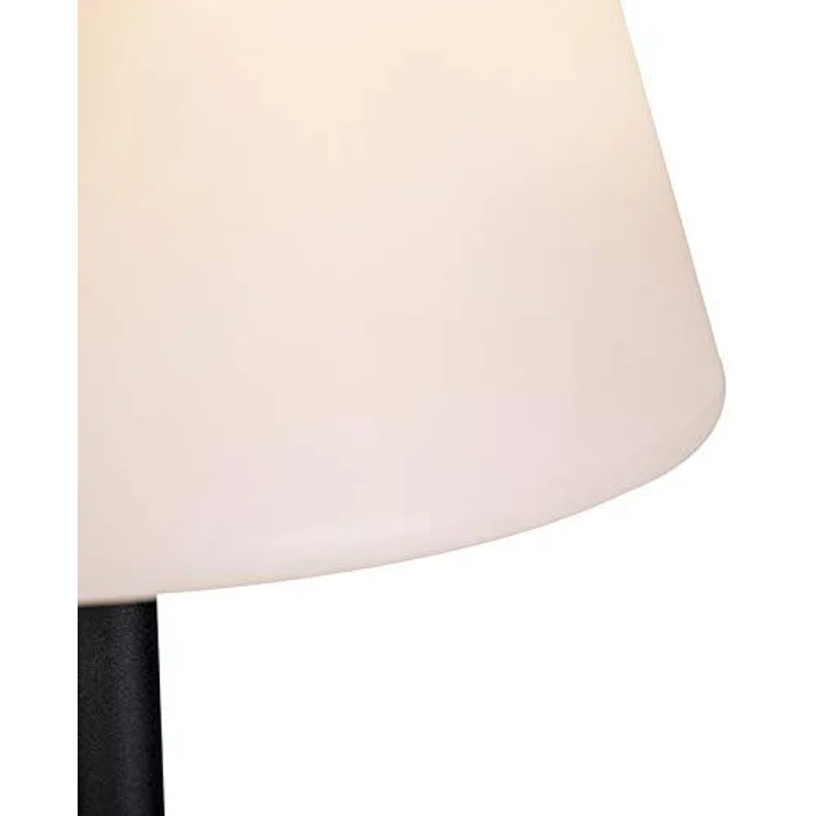 Qazqa Außen-Stehlampe Virginia fl, ohne Leuchtmittel, E27, Schwarz, Modern, Edelstahl, 1-flammig – Bild 3