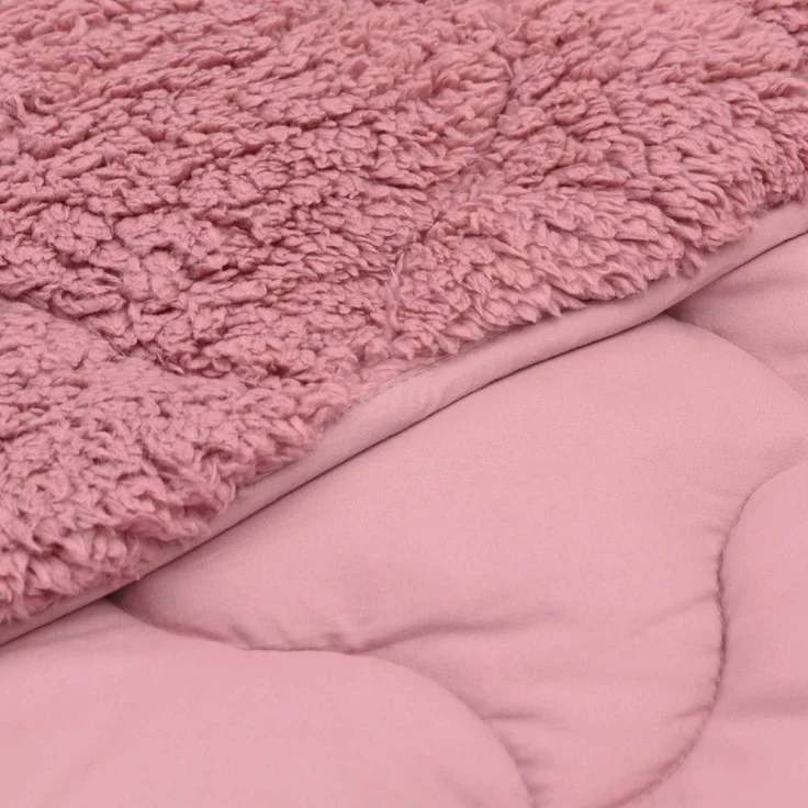 vidaXL Winterbettdecke 155 x 200 cm Winter Rosa Atmungsaktiv 42026339 – Bild 5