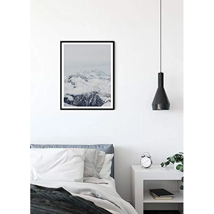 Komar Wandbild | Mountains Clouds | Hochwertiger Kunstdruck auf deutschem Premium-Posterpapier, 40 x 50 cm, ohne Rahmen, für Wohnzimmer und Schlafzimmer – Bild 3