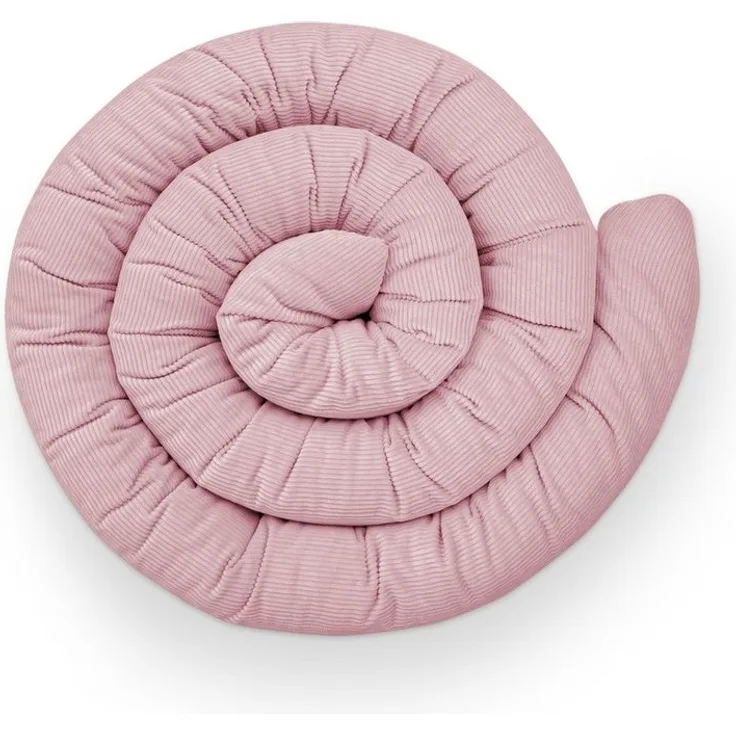 Ehrenkind Nestchenschlange Bettschlange Cord aus 100% Bio-Baumwolle, Schutz und Geborgenheit, (Kuschelschlange, Bettumrandung Babybett), Bettschlange Baby