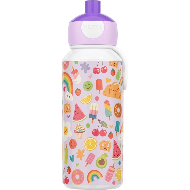 Mepal CAMPUS Trinkflasche Pop-Up 400 ml Food Fest (2025) – Bild 1