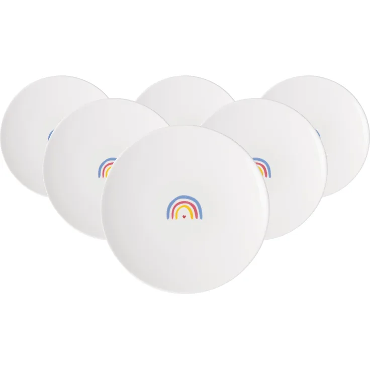 Villeroy & Boch With Love Frühstücksteller ø 21,2 cm Be Happy 6er Set