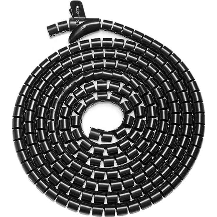DIGITUS Flexibler Kabelspiralschlauch mit Einzugshilfe 5m – Bild 2