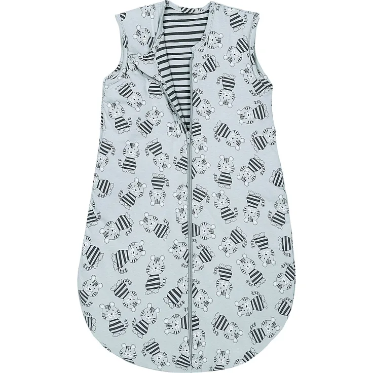 Odenwälder Sommerschlafsack Jersey TOP 110, wild tiger grey, inkl. Stoffwindel