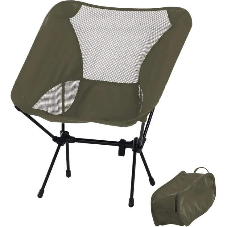 Siena Garden Campingstuhl Wanderlust grün Ultra-leicht Aluminiumgestell - Klappsessel Klappstuhl Angelstuhl mit Tasche – Bild 3