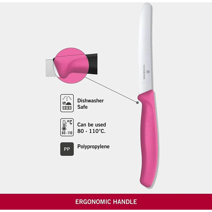 Victorinox | Brotzeitmesser SwissClassic, Pink – Bild 8