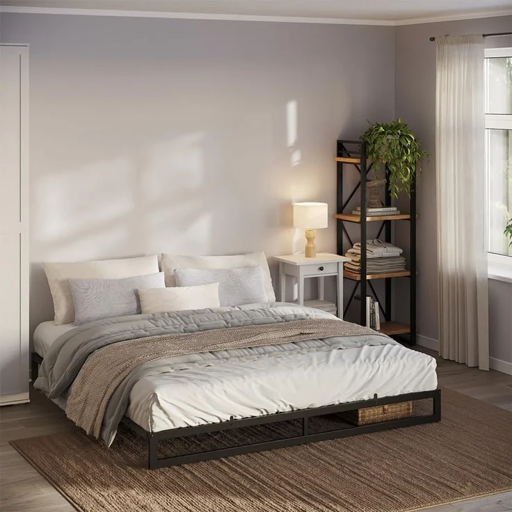 Bettgestell Lenora Schwarz 180x200 Vitalispa – Bild 2
