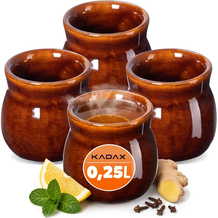 KADAX Becher für Glühwein 250 ml Set – Bild 1