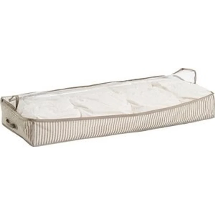 Zeller Present Aufbewahrungstasche Stripes (2-tlg), Vlies, beige – Bild 6