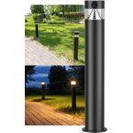 LED Solar Wegeleuchte "SWL-AS50" IP44, warmweiß 3000K, PIR Sensor, 50cm