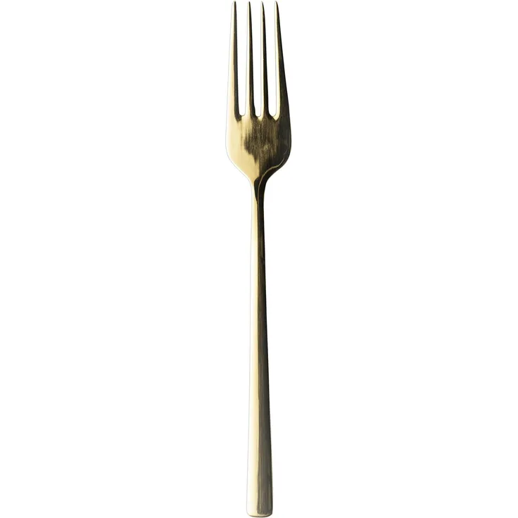 Mäser, Serie Oneda, Menügabel-Set, Edelstahl Besteck-Set für 12 Personen, Weißgold