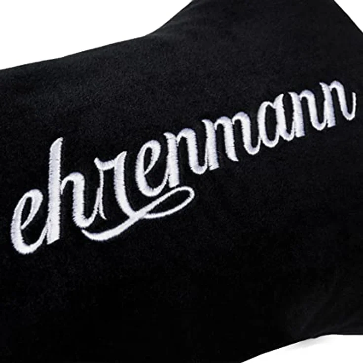noblechairs Kopfkissen "Ehrenmann" für EPIC/ICON/HERO/LEGEND, ergonomisches Nackenkissen mit eingesticktem Logo, schwarz – Bild 3