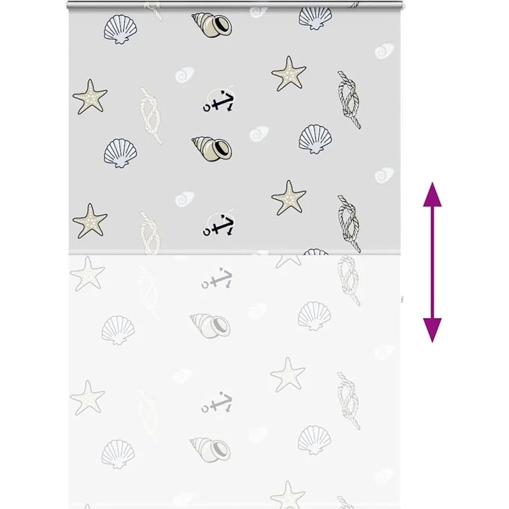 vidaXL Duschrollo mit Kassette 160x240 cm Stoffbreite 156 cm 4015018 – Bild 5