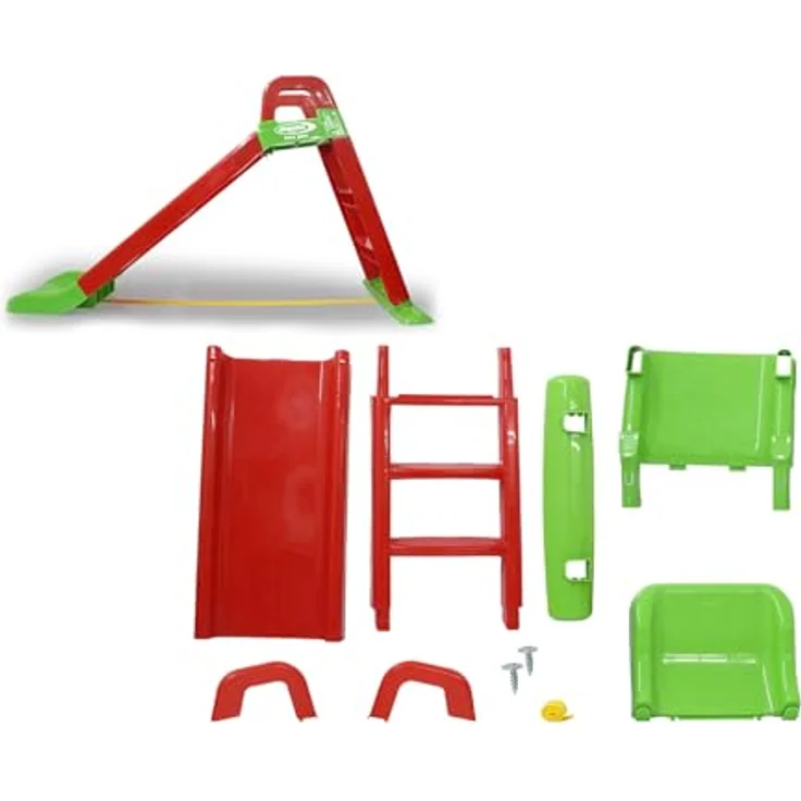Jamara 460501 'Funny Slide' Rutsche, 145 x 59 x 79 cm, ab einem Jahr, rot – Bild 6