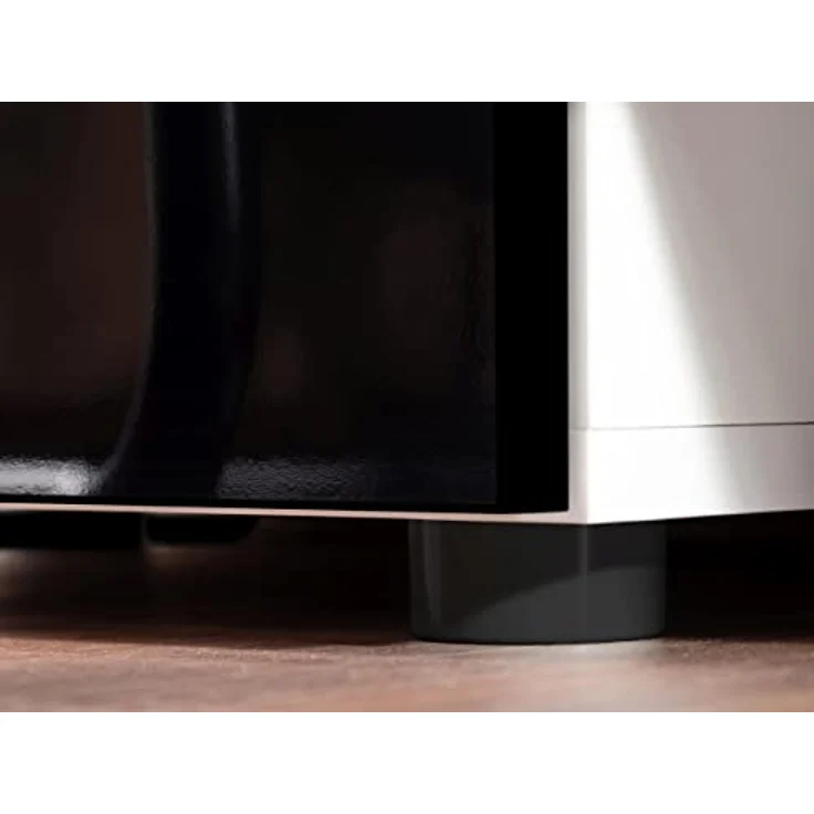Komodee Lowboard Merano, Schwarz/Schwarz, Eiche Wotan, 4 Fächer, 230x52.5x35 cm, für Wohnzimmer und Wohnwände – Bild 7