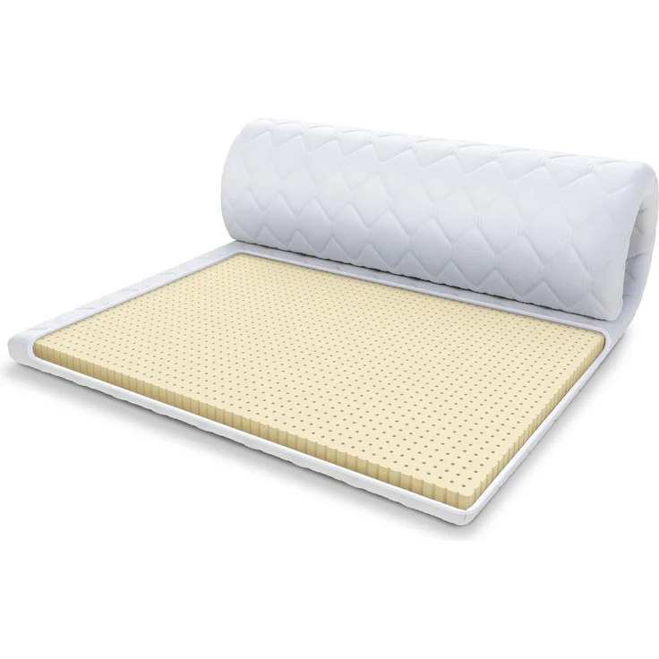 Topper 160x200 cm Matratzenauflage mit Latex Höhe 4 cm Matratzenschoner H2 – Bild 1