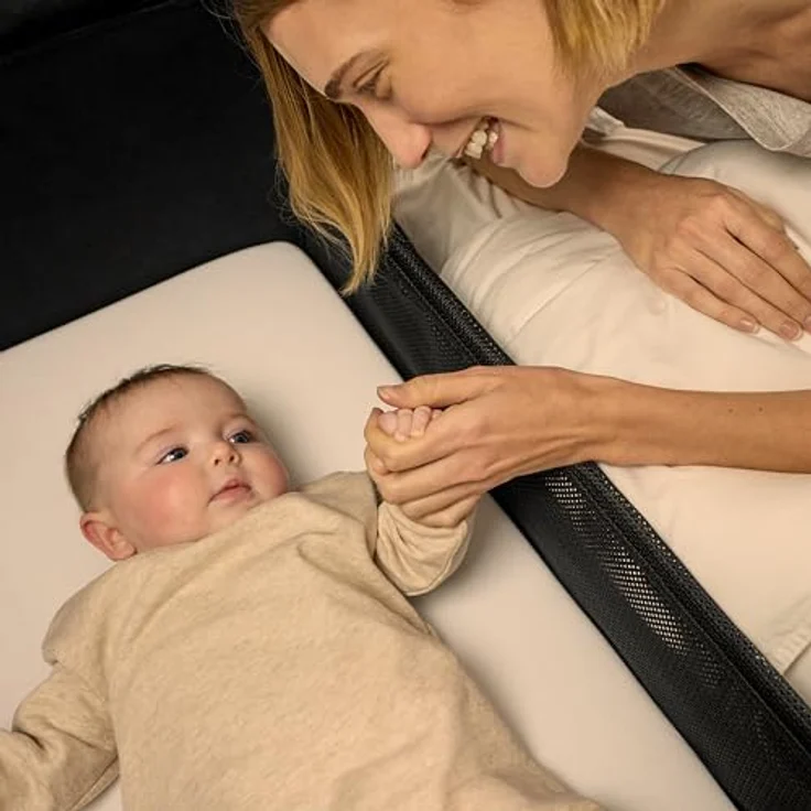 SnuzPod Studio Co-sleeper - Brooklyn Graphite Grau – Bild 8